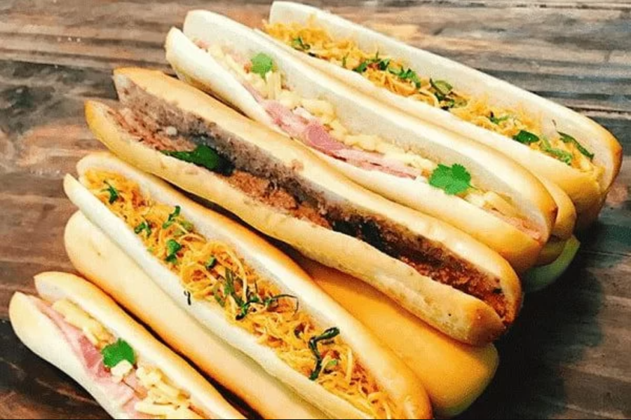 Hình ảnh bánh mì cay